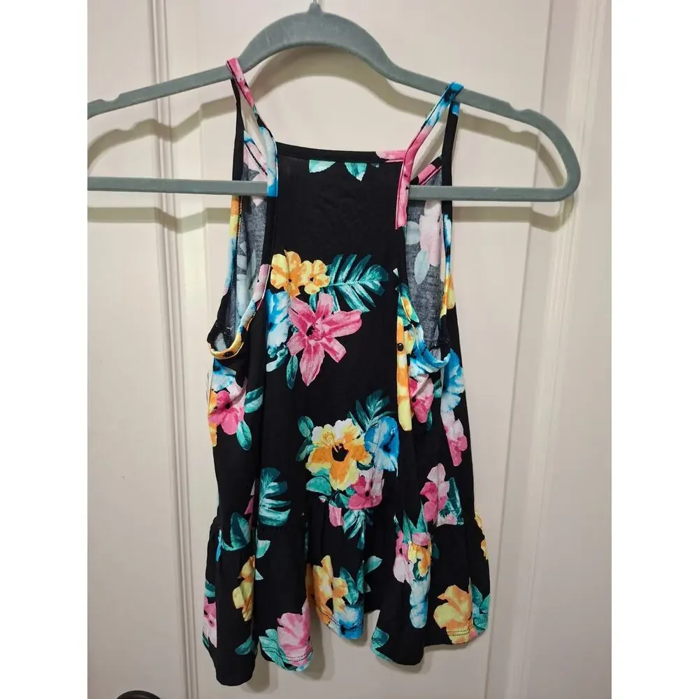 Justice Girls Top Ruffle Yoke Summer Sz. 8 NWT